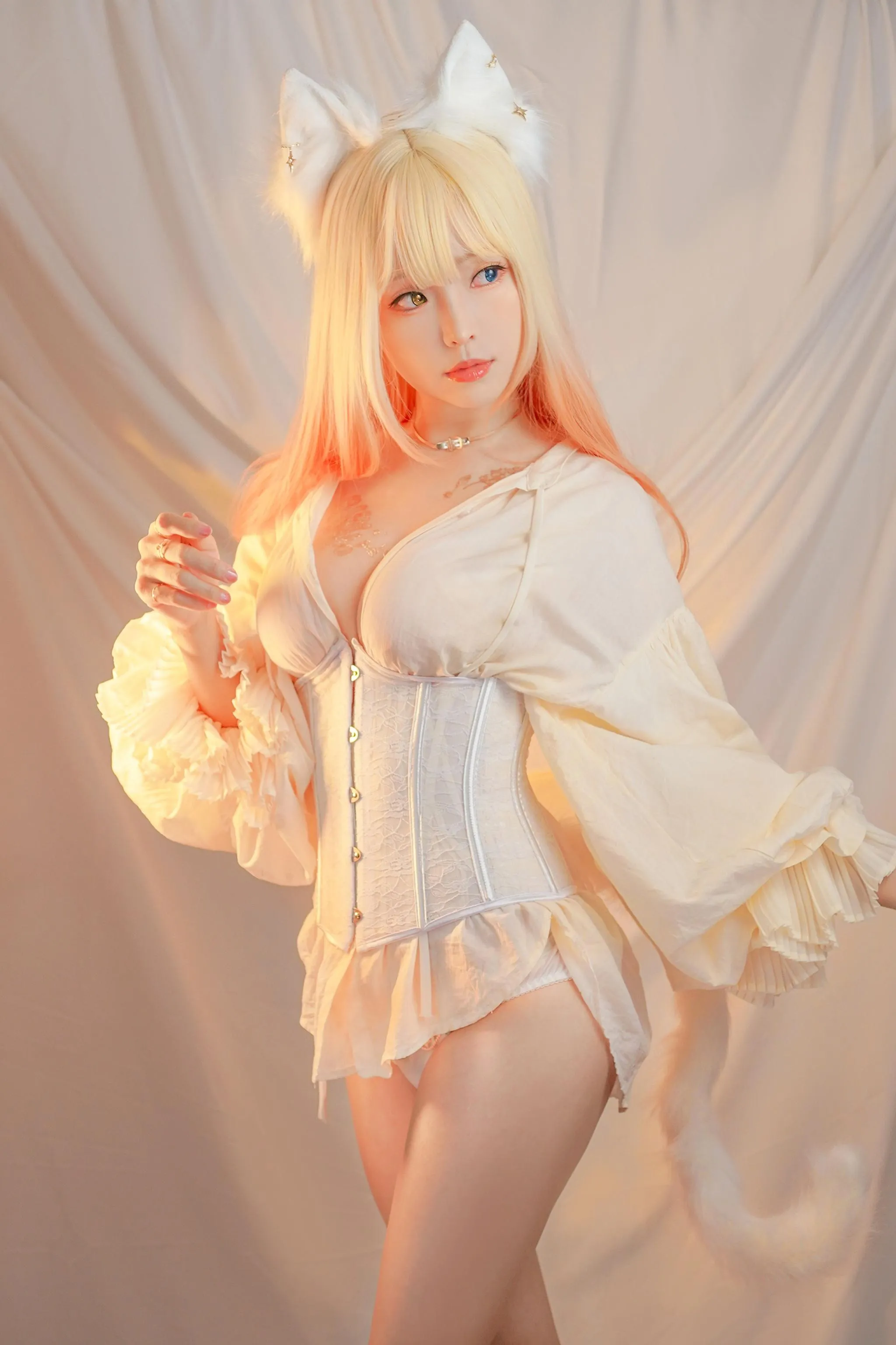 ElyEE子 – NO.77 Original Witch  Cat魔女與貓-Odd-eyed cat __ [41P]插图3